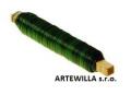 Vázací drát 0.65(0.55)mmx30M zelený PVC