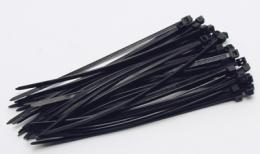 Vázací pásky 250x3.6mm, 50ks černá